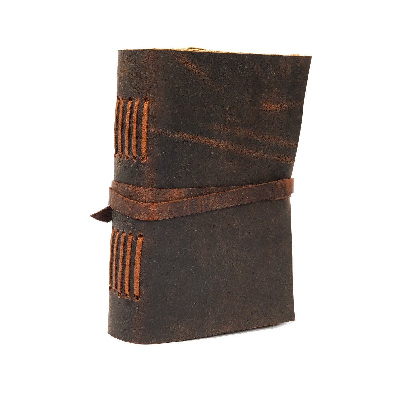 Antique Traveller's Vintage Leather Journal – A4 Size