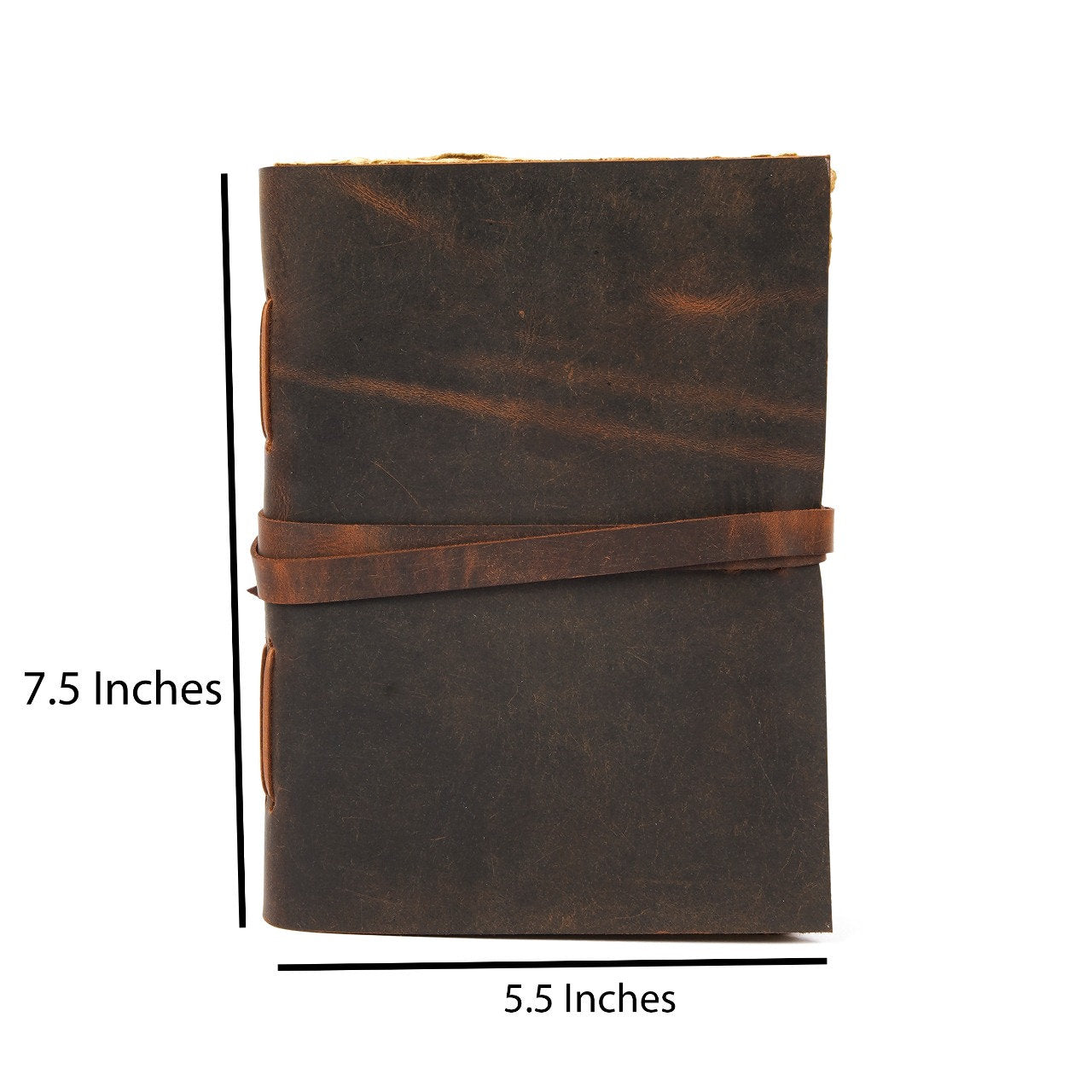 Antique Traveller's Vintage Leather Journal – A4 Size